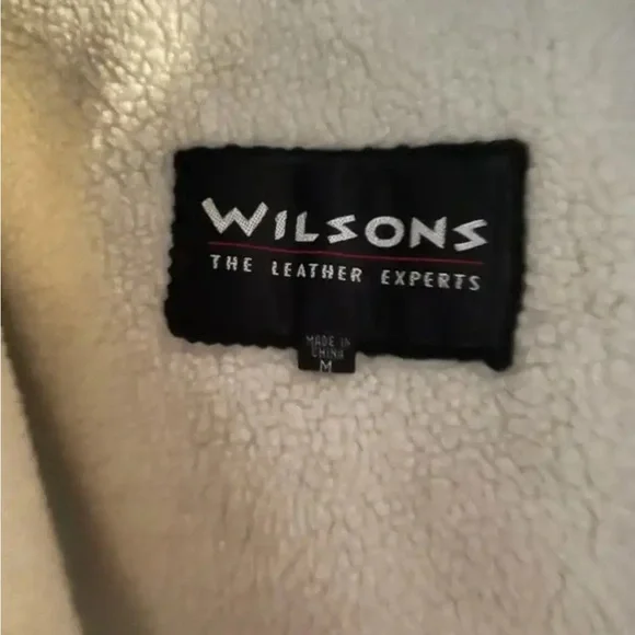 Women’s size medium black leather jacket from Wilson leathers heavy - Picture 2 of 5